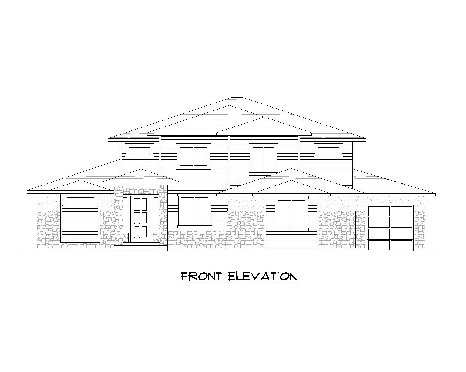 Alton floor plan front view