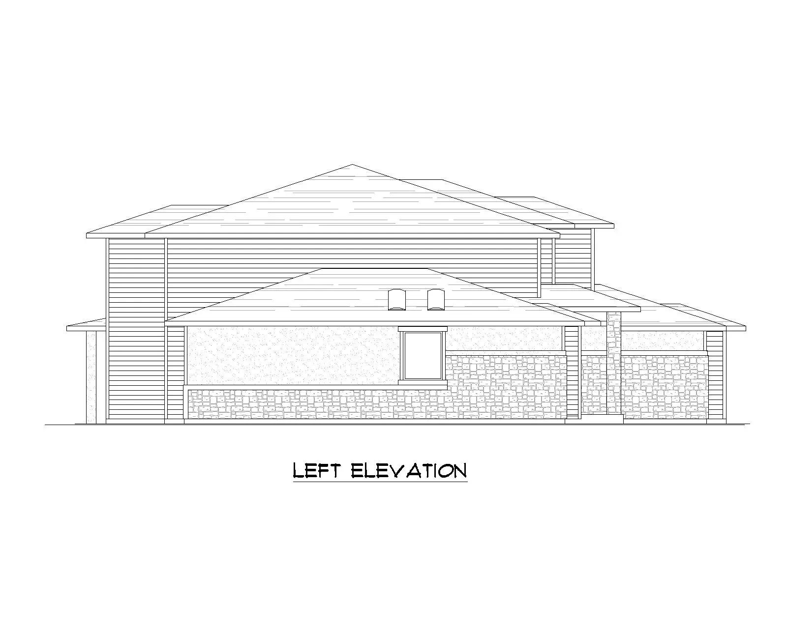 Alton floor plan left view