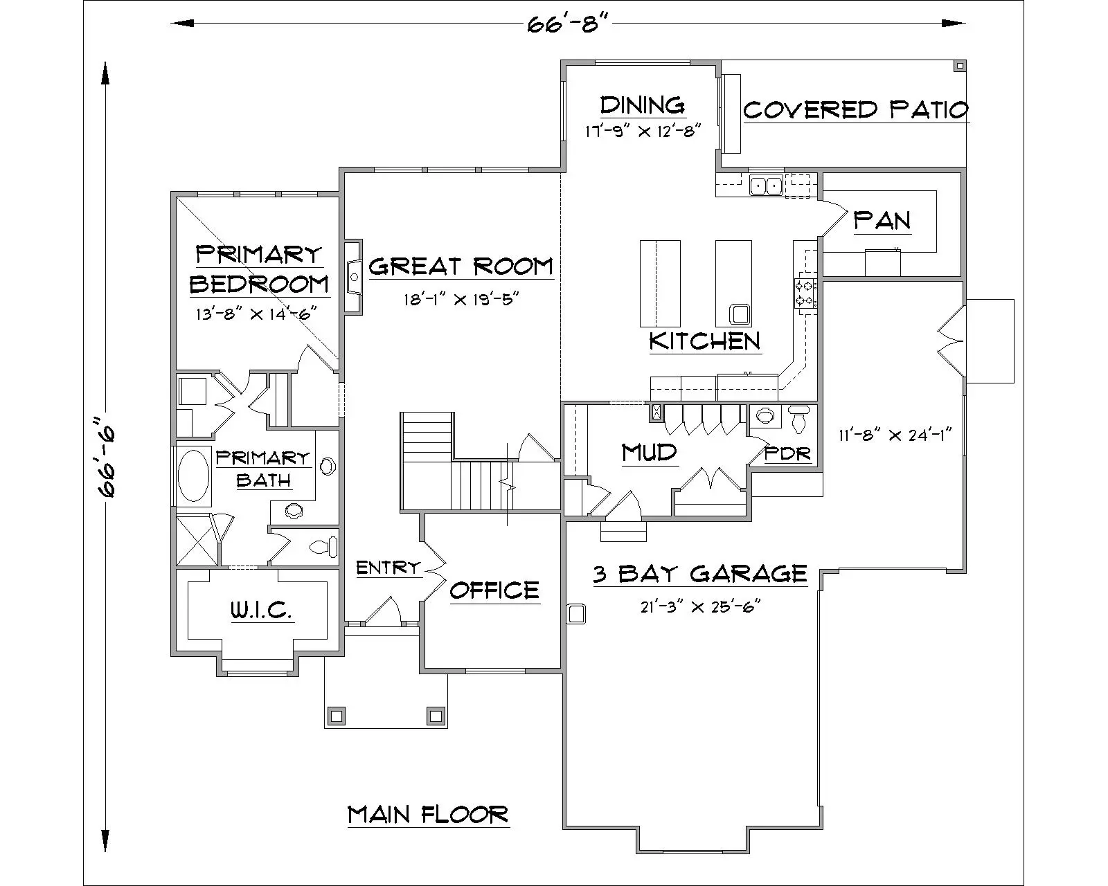Alton floor plan main floor view