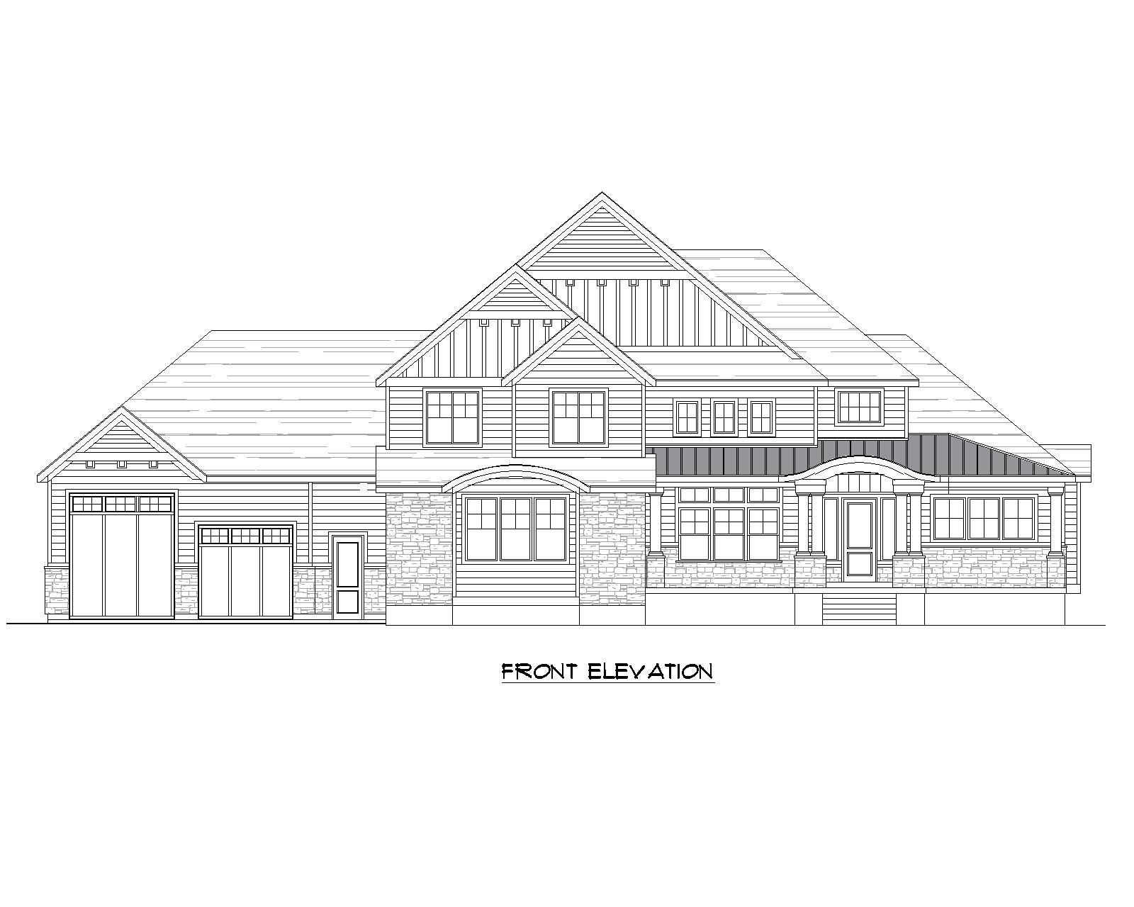Alpine floor plan front view