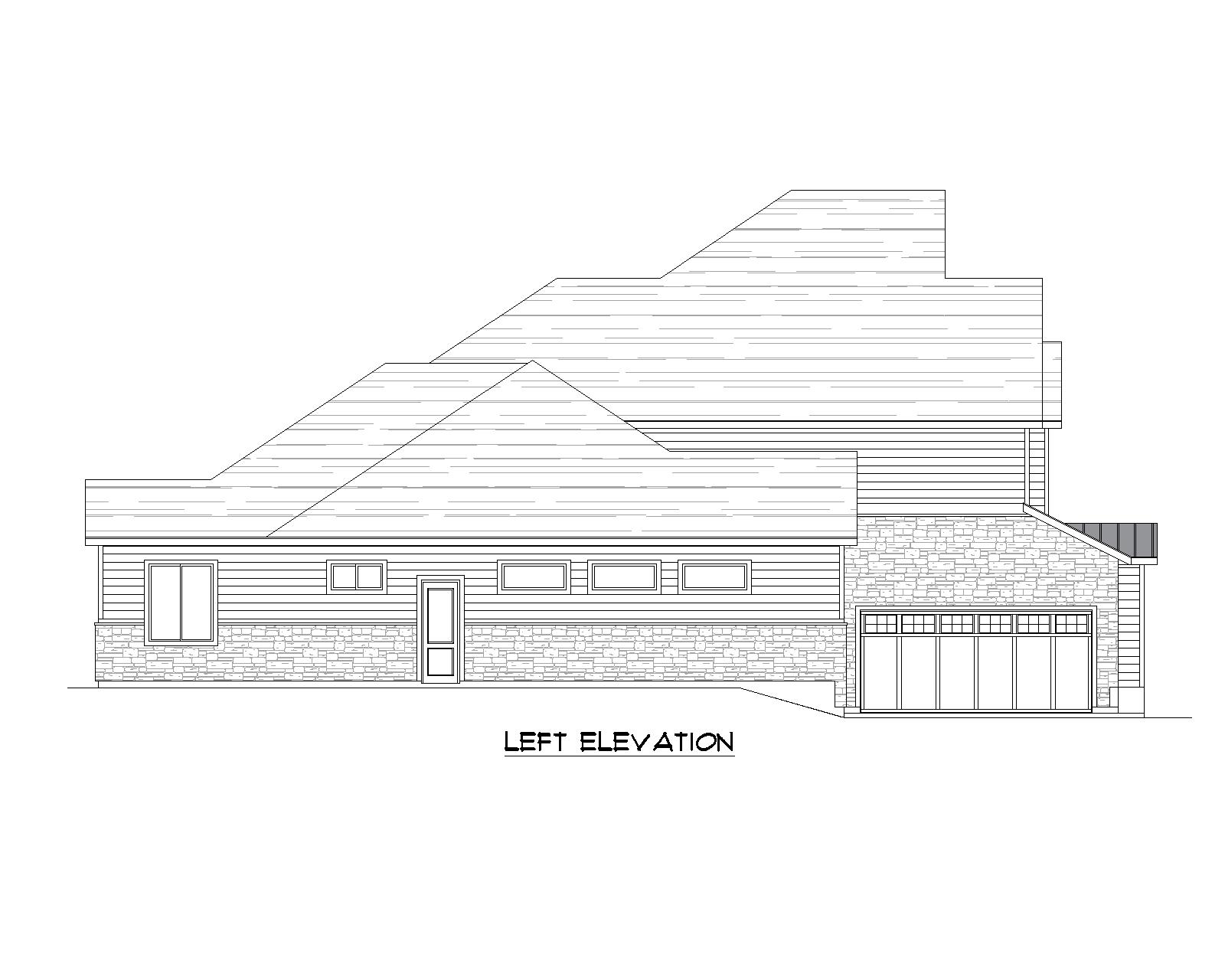 Alpine floor plan left view