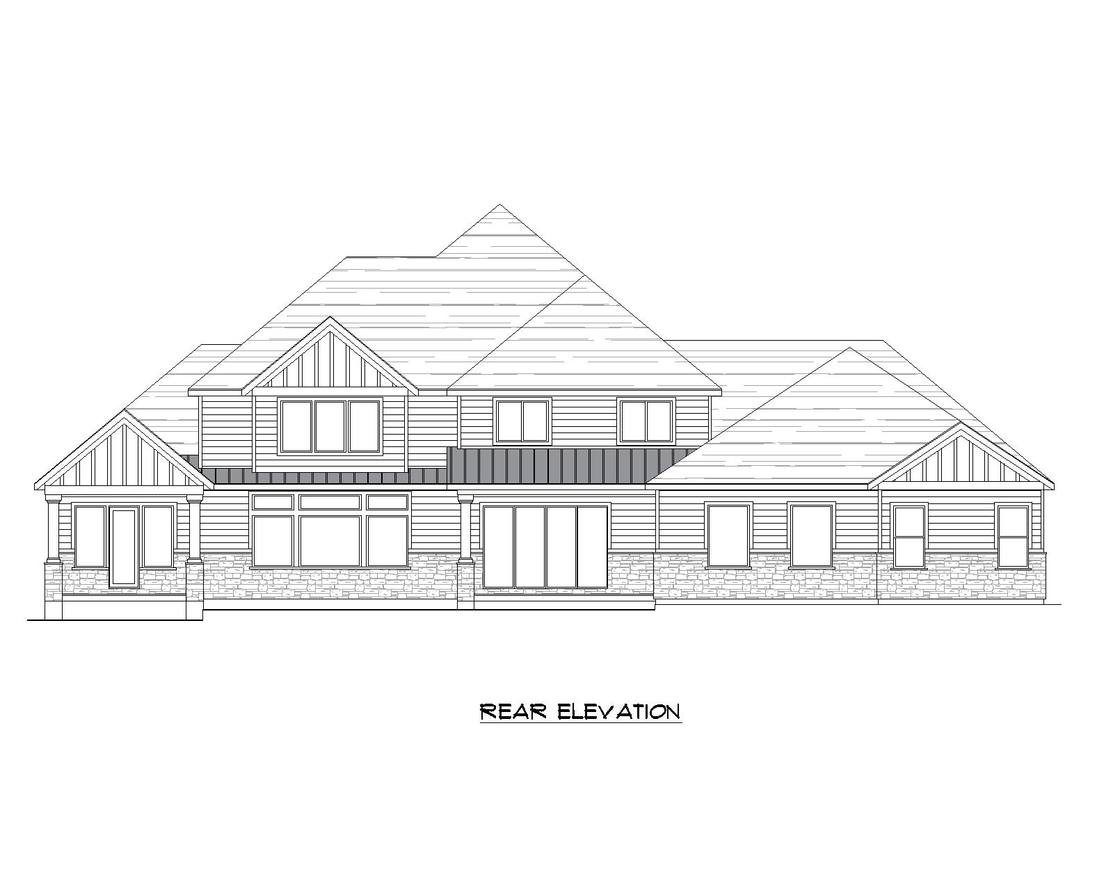 Alpine floor plan rear view