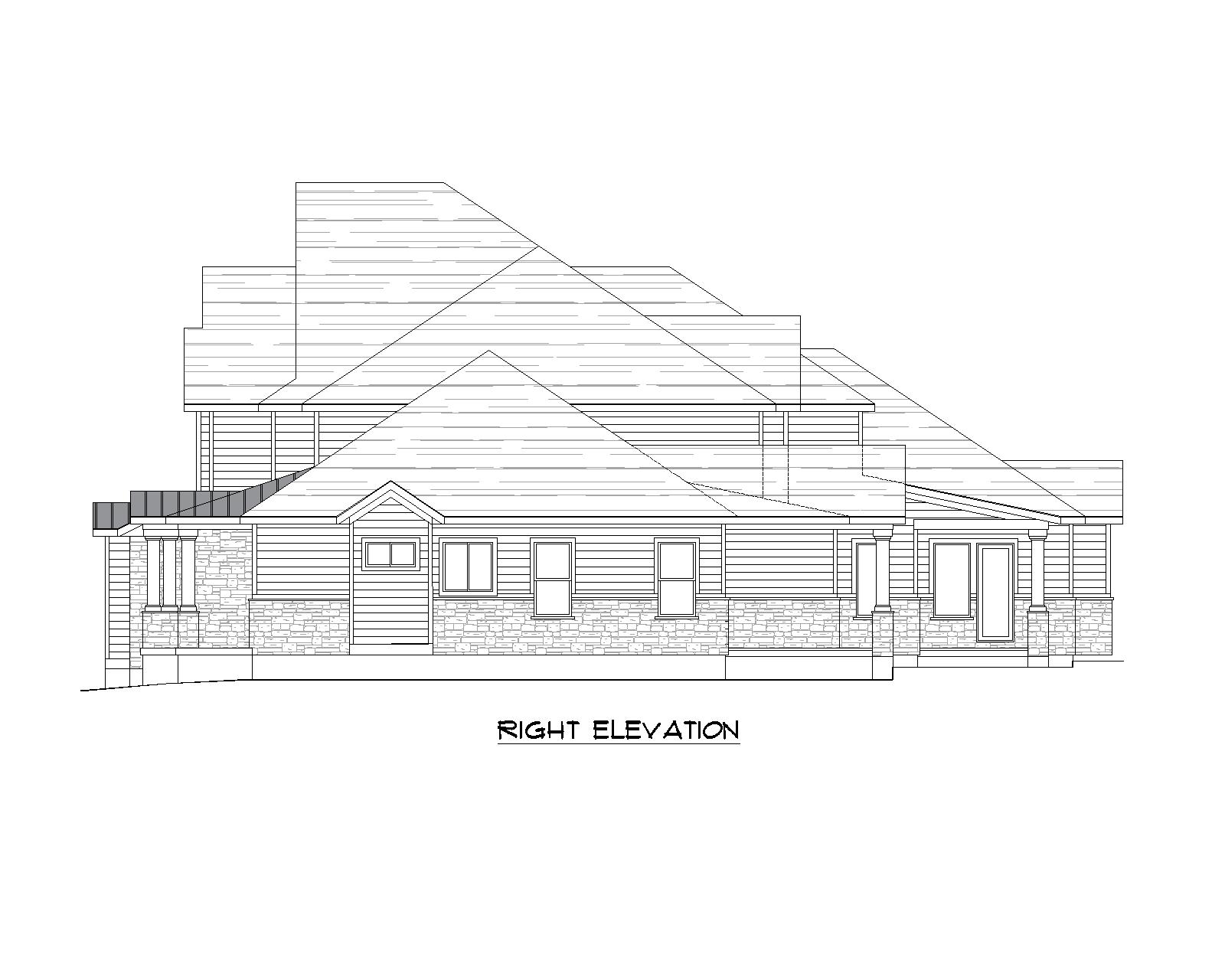 Alpine floor plan right view