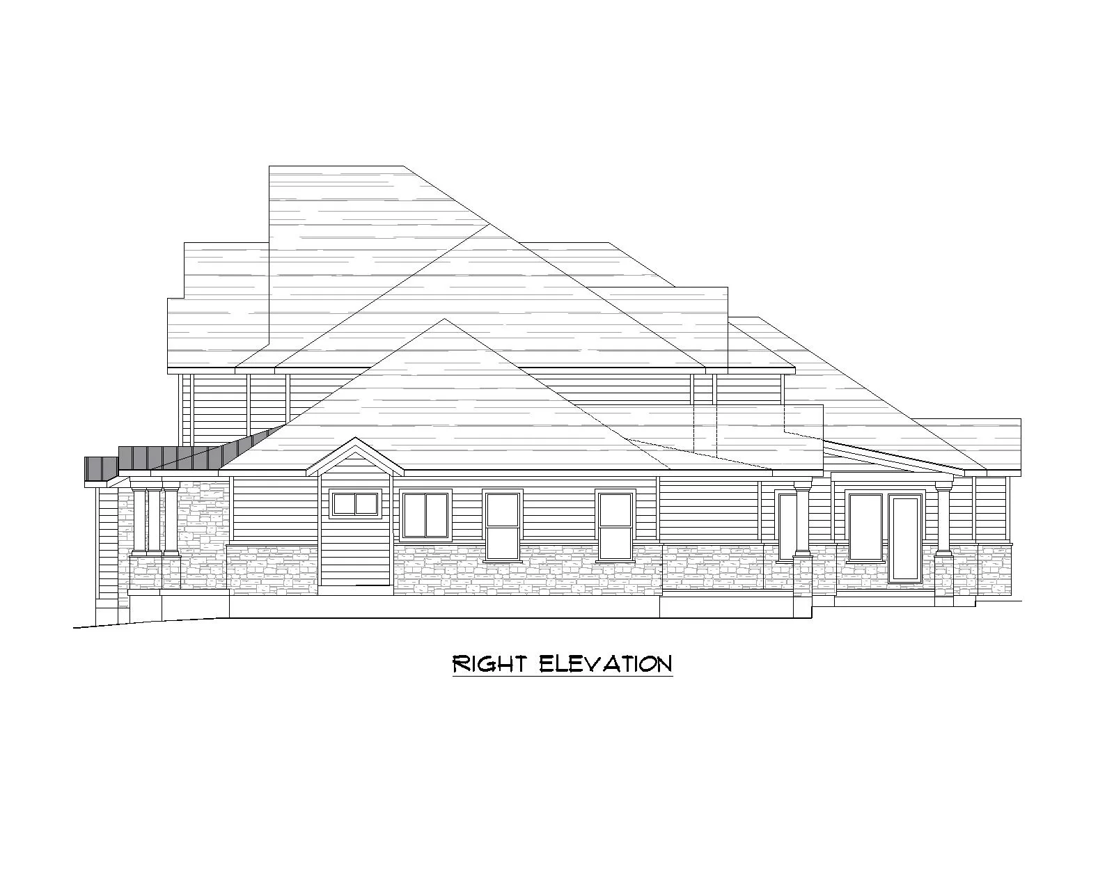 Alpine floor plan right view