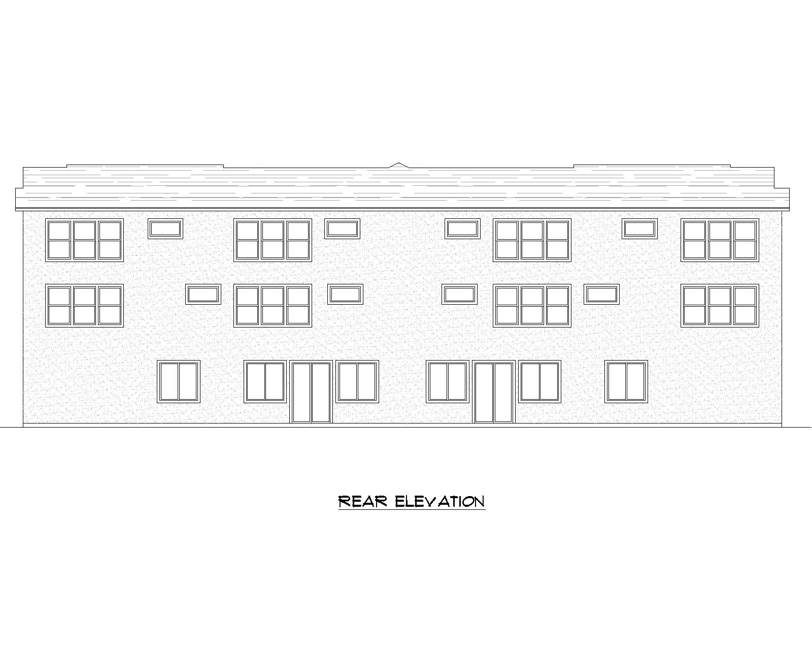 Bonneville floor plan rear view