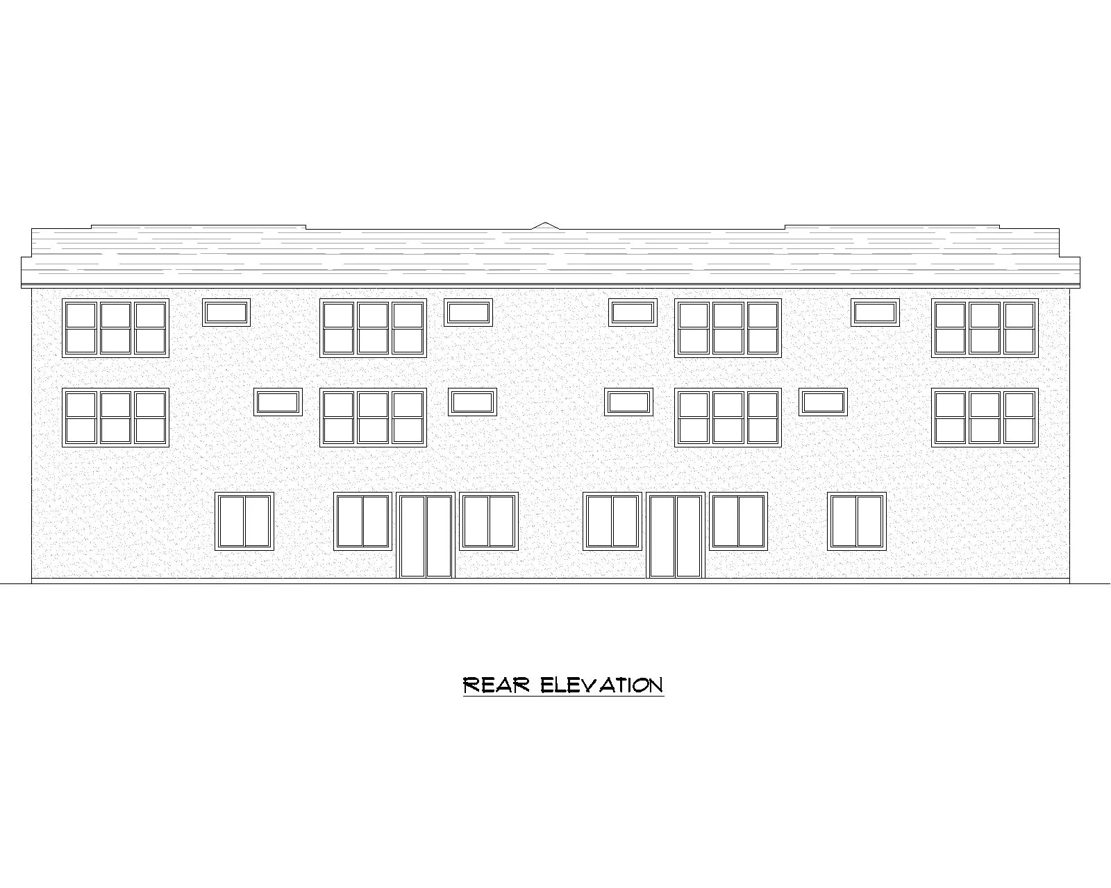 Bonneville floor plan rear view