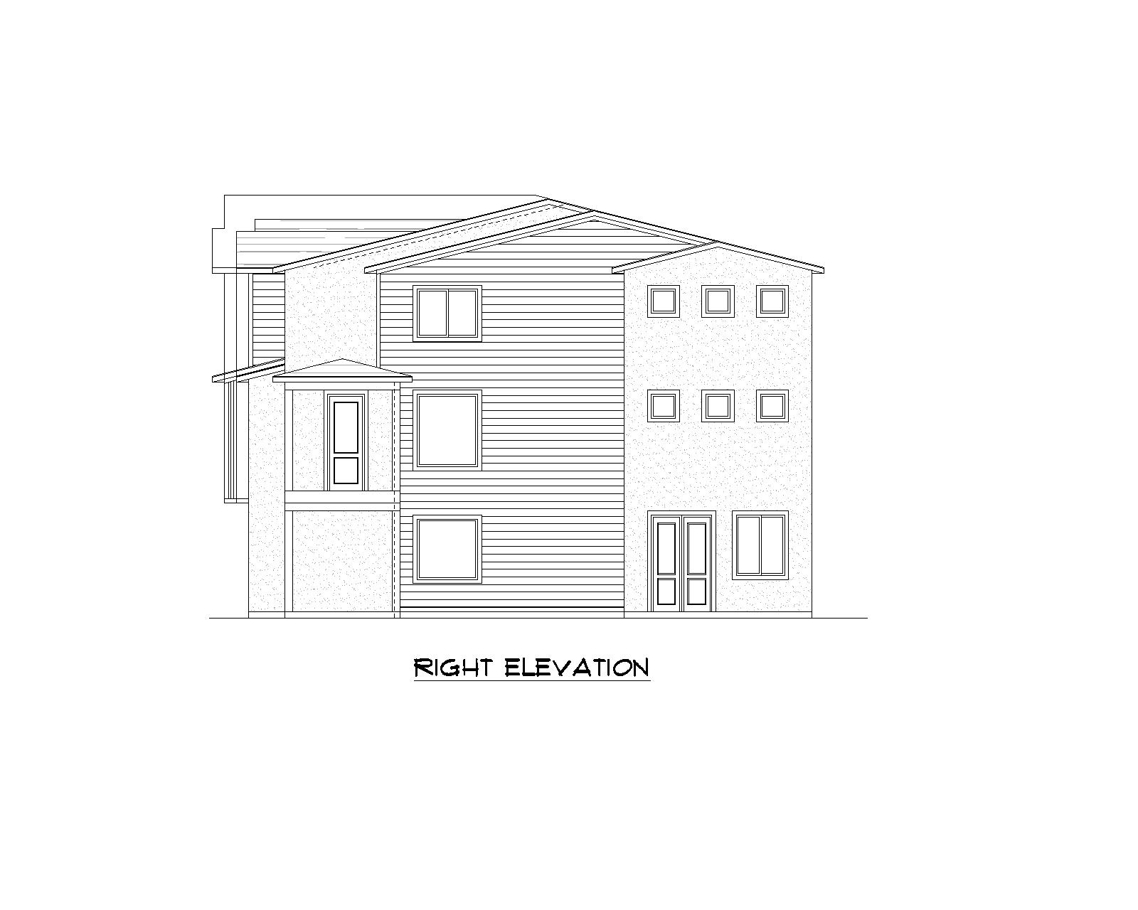 Bonneville floor plan right view