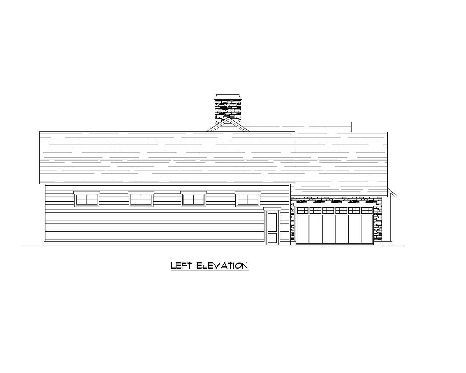 Bountiful floor plan left view