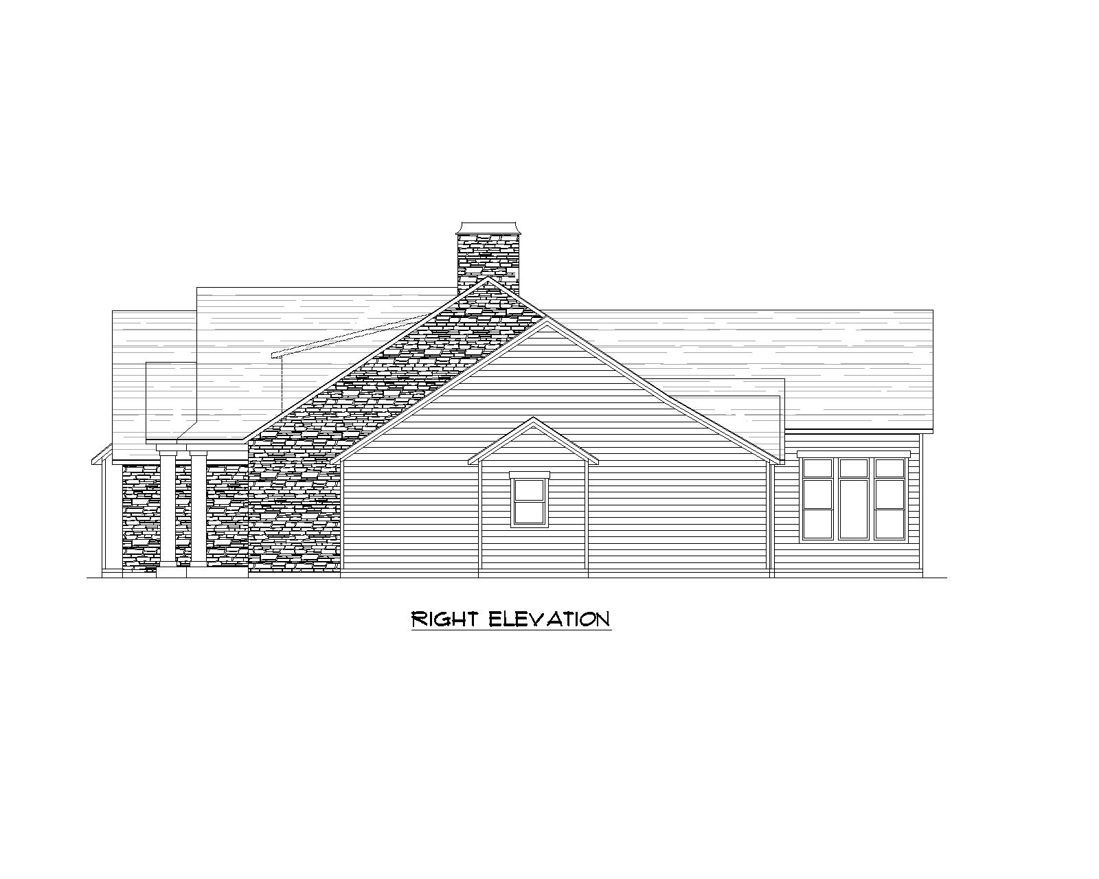 Bountiful floor plan right view