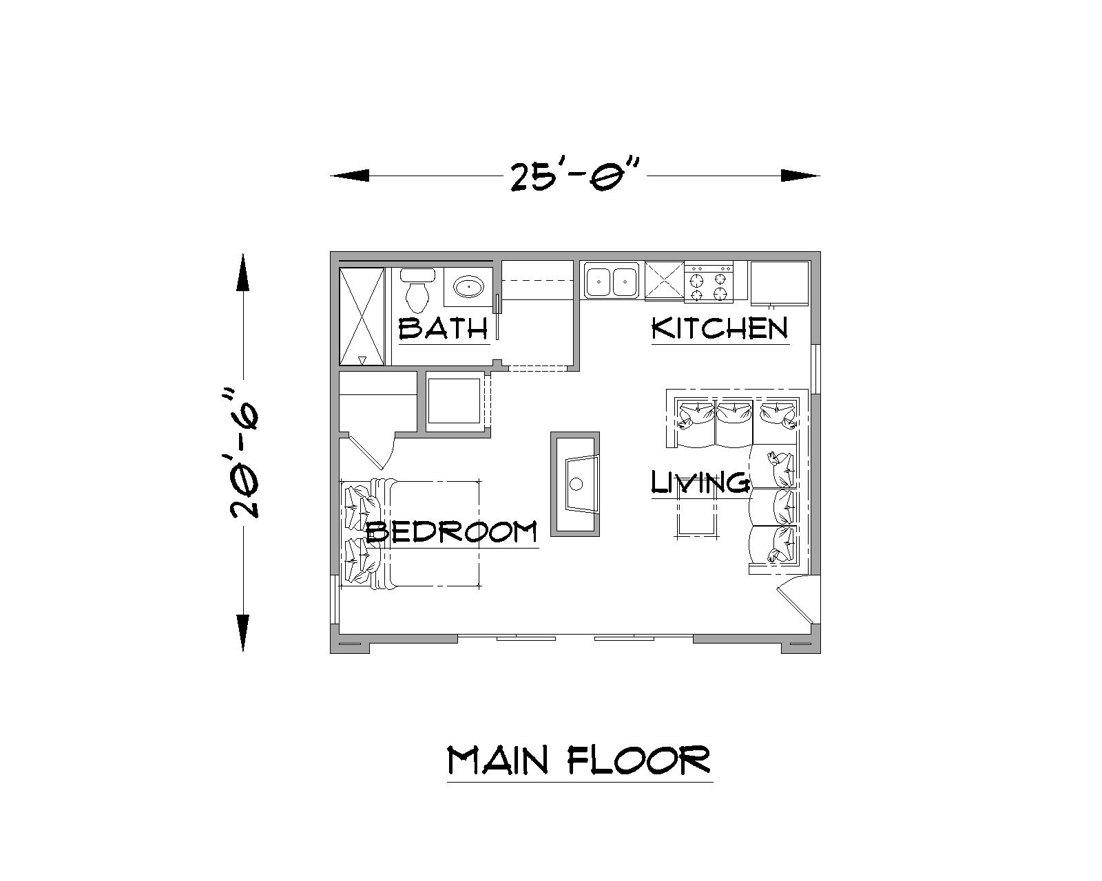 Cassidy floor plan left view