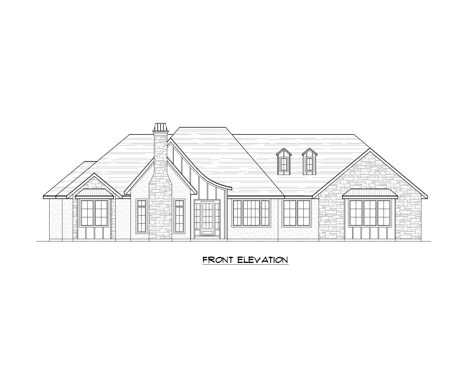 Elsinore floor plan front view