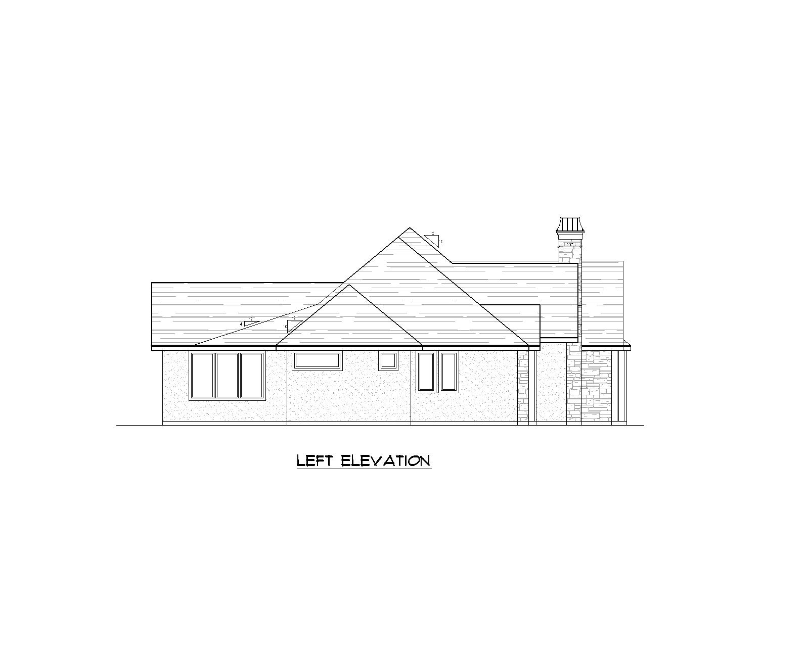 Elsinore floor plan left view