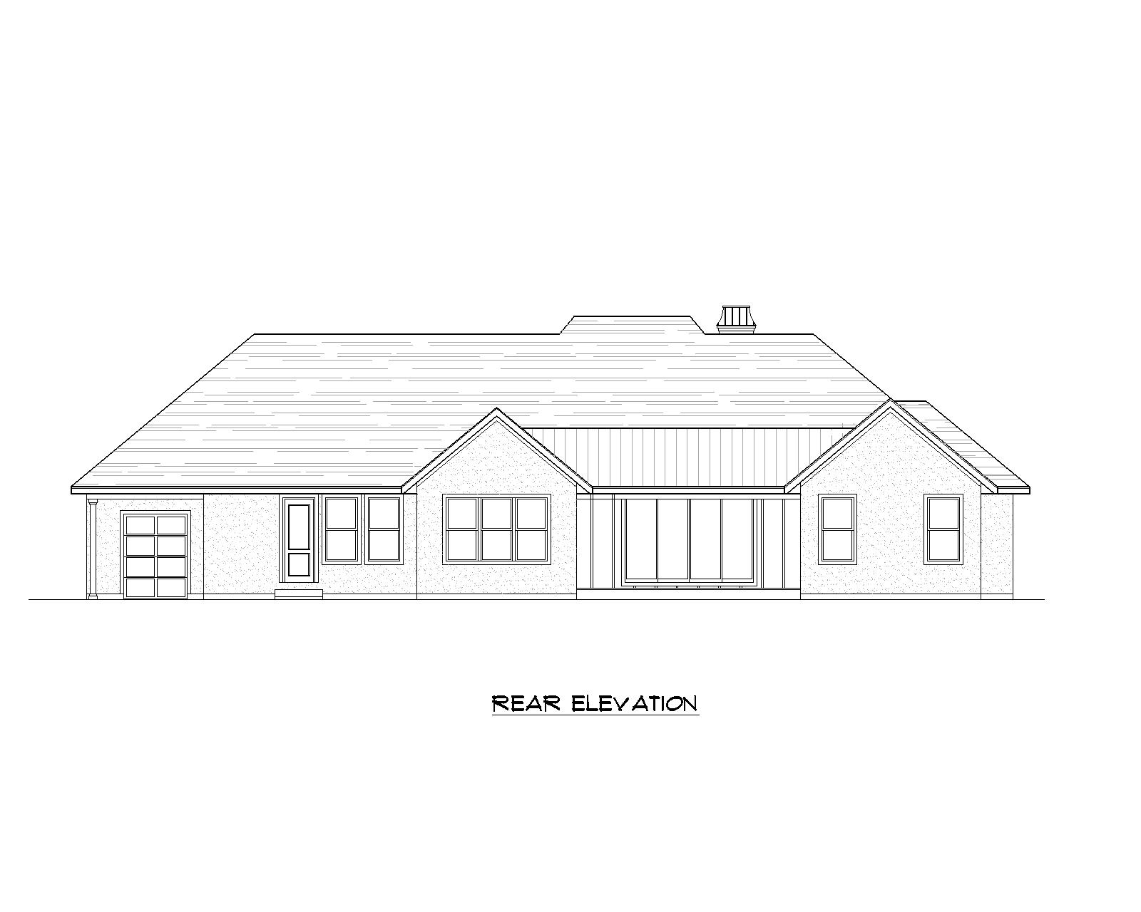 Elsinore floor plan rear view