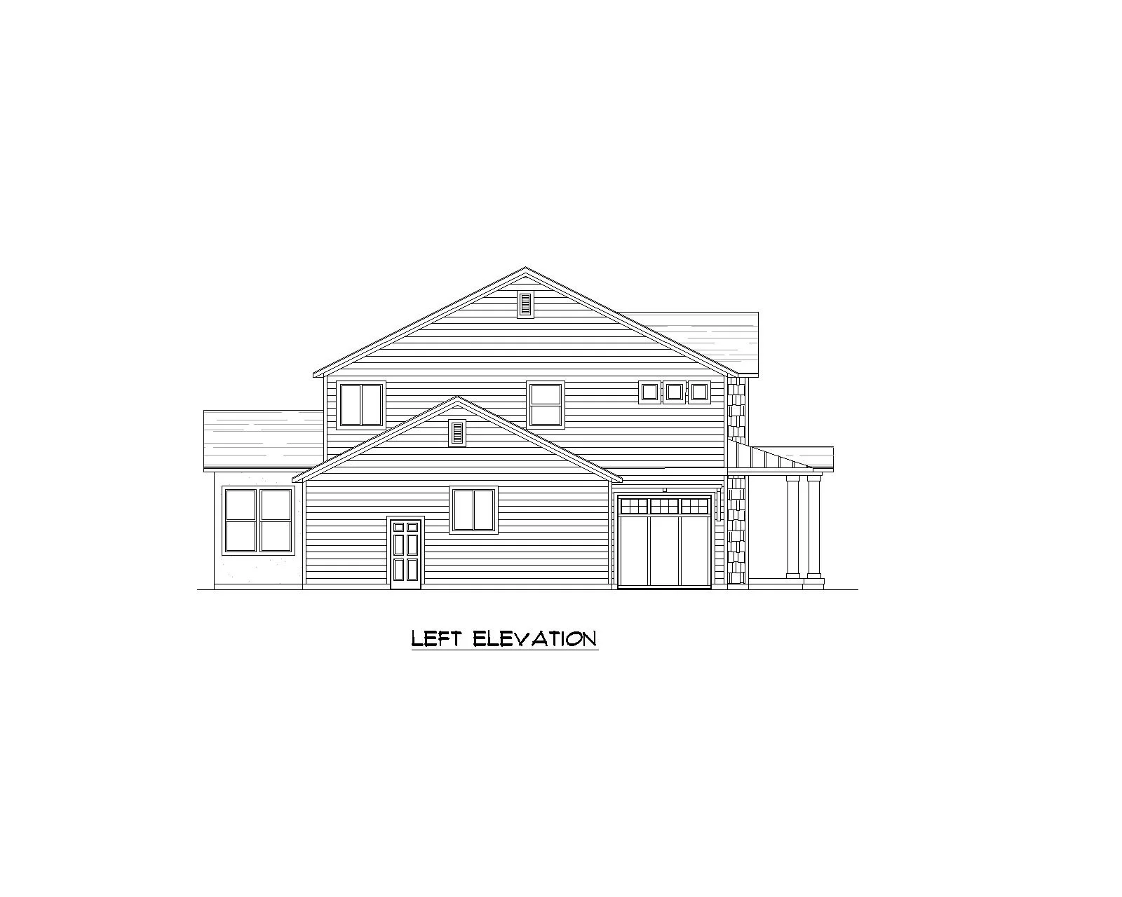 Fairfield floor plan left view