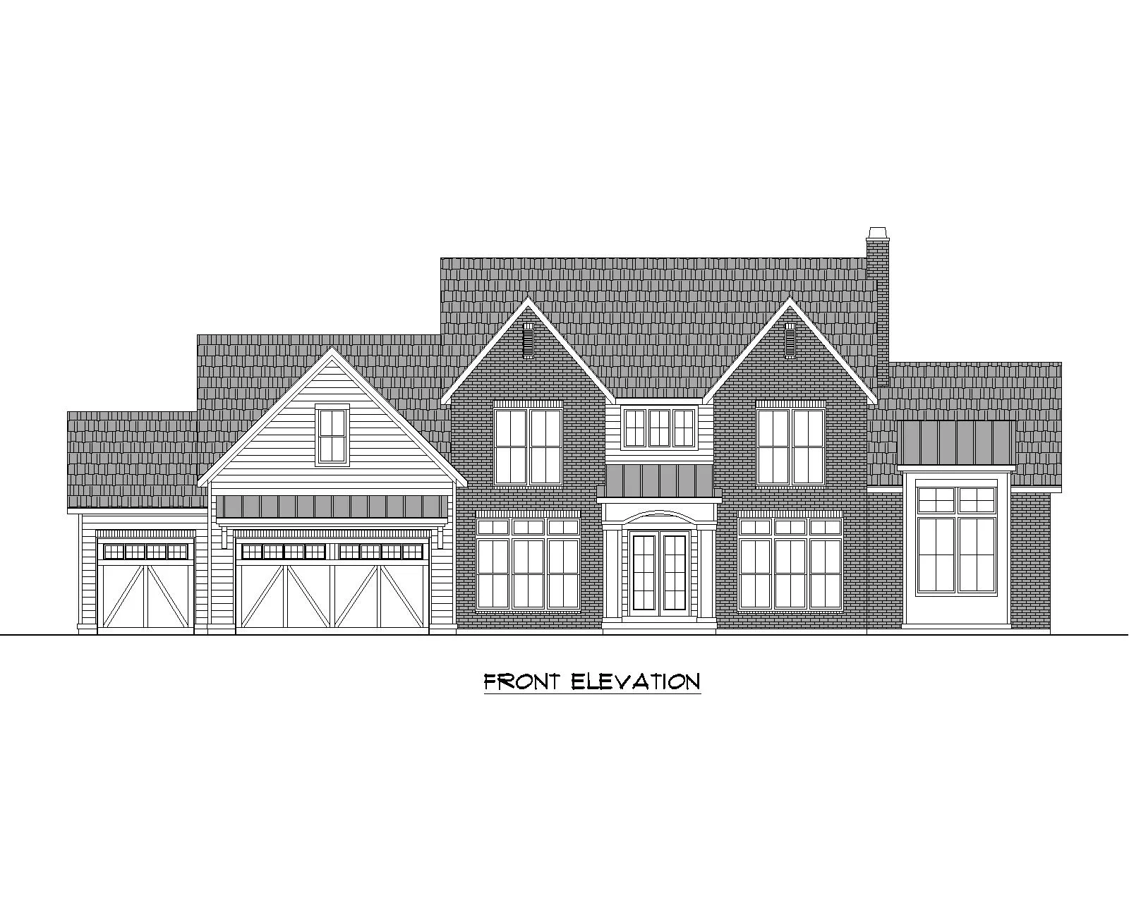 Perry floor plan front view
