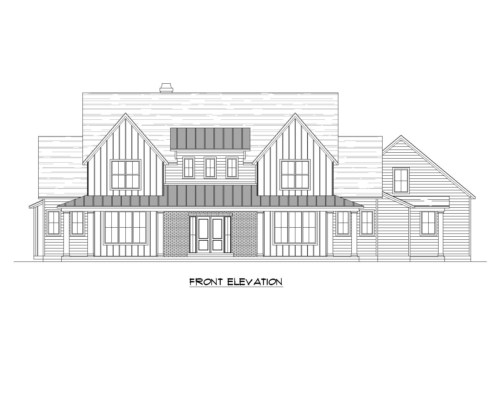 Lehi floor plan front view