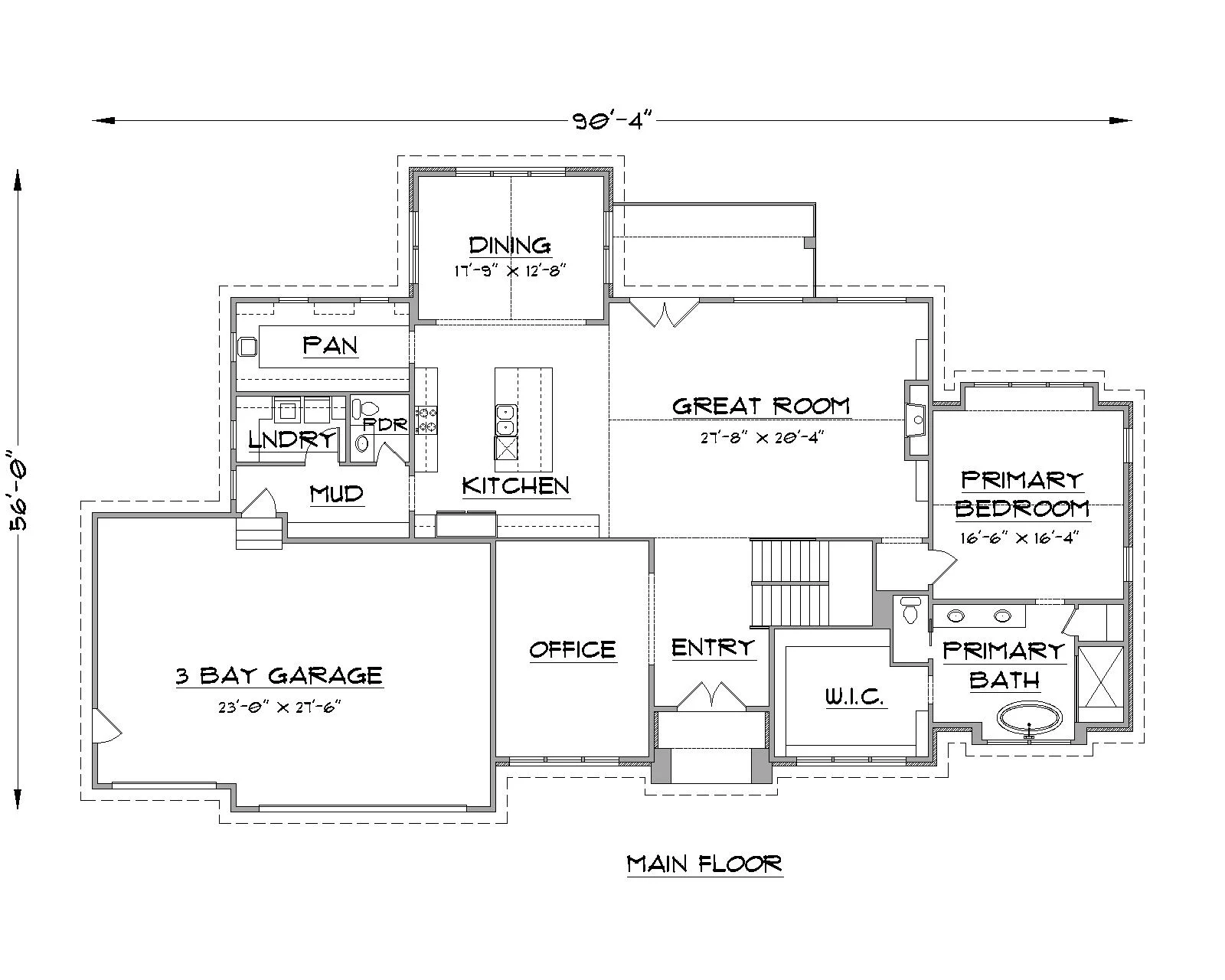 Perry floor plan main view