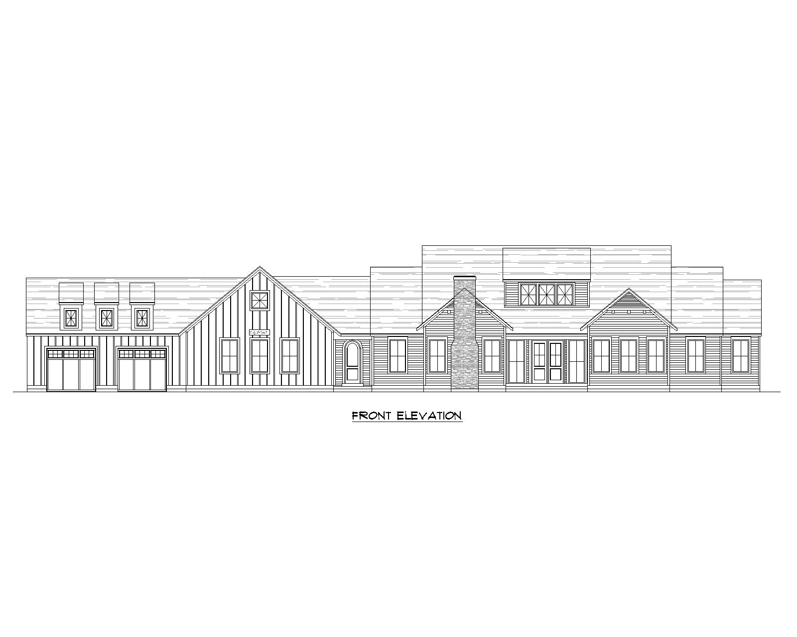 Milcreek floor plan front view