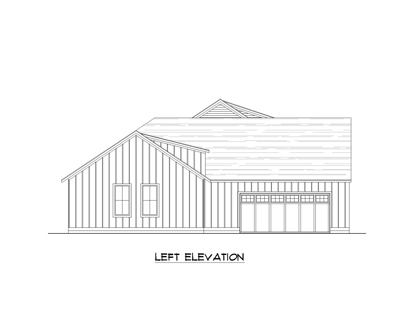Milcreek floor plan left view