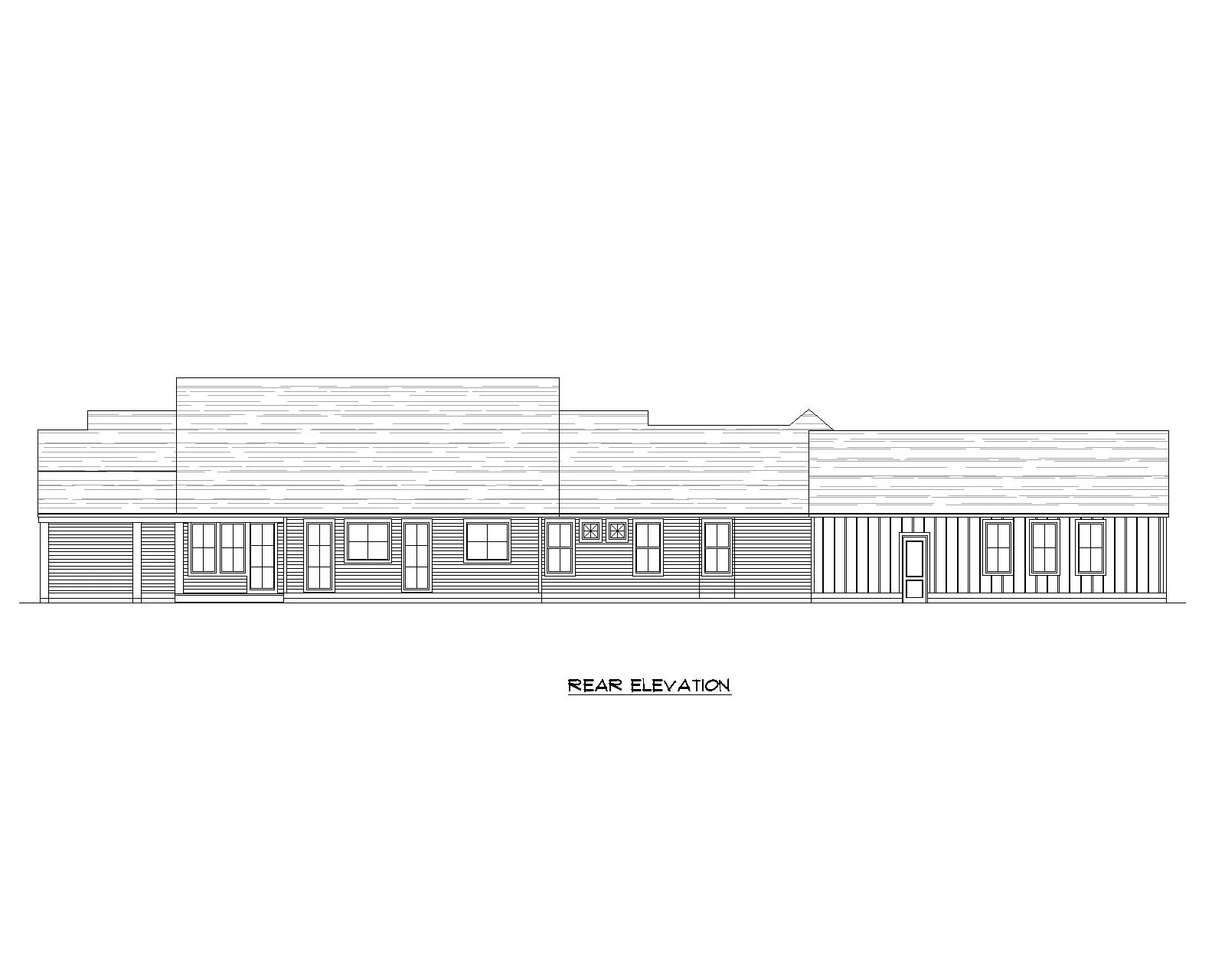 Milcreek floor plan rear view