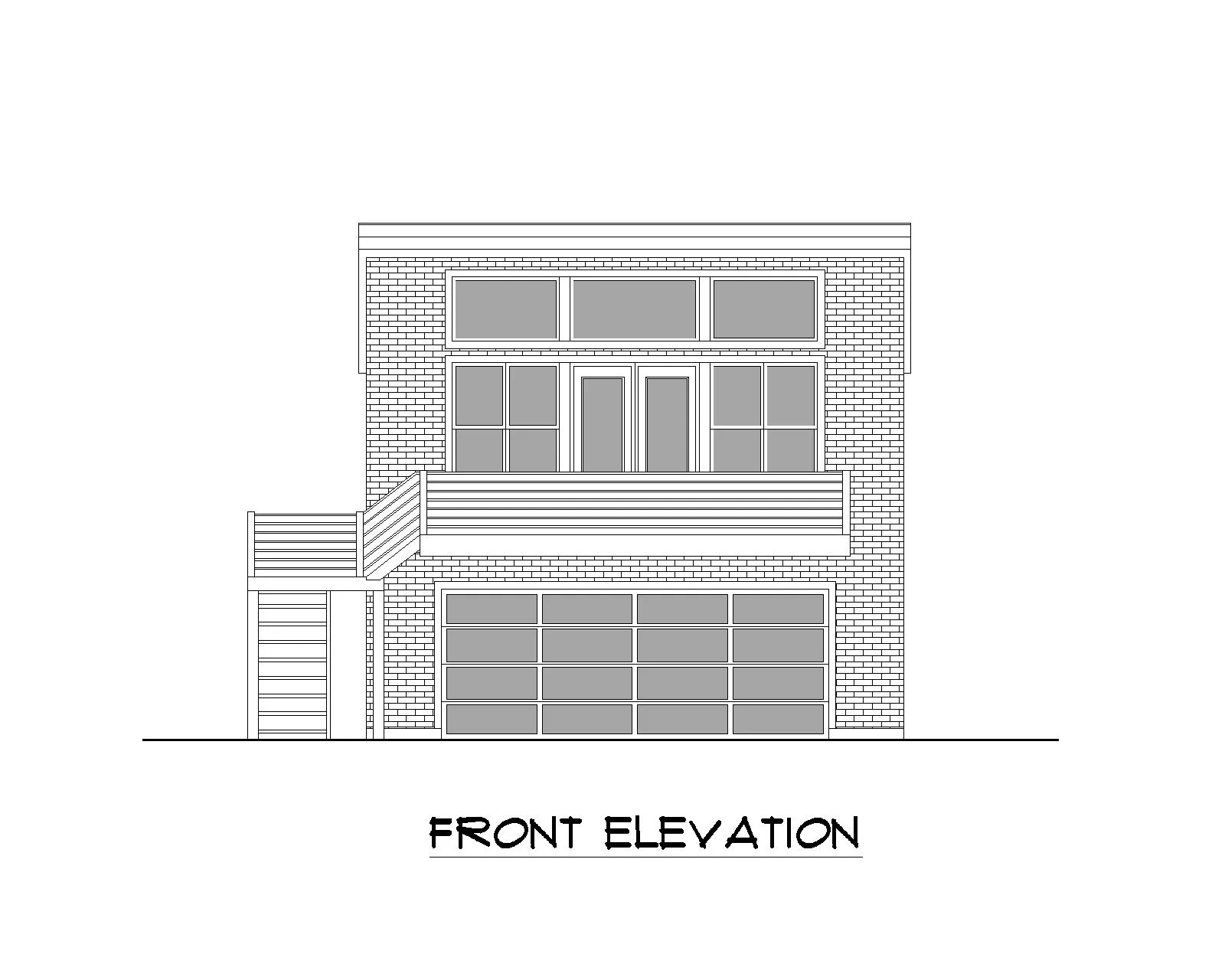 Murphy floor plan front view