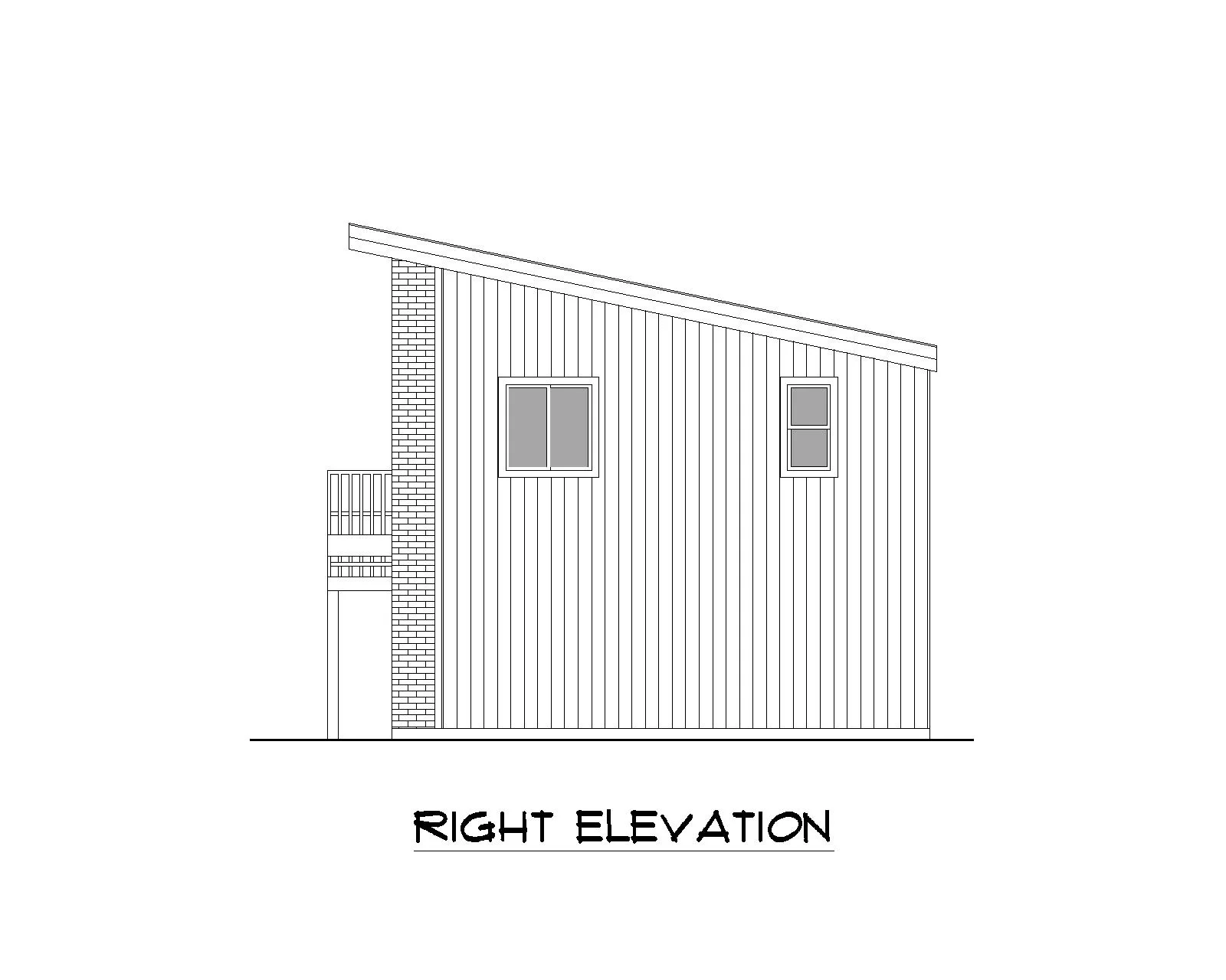 Murphy floor plan rear view