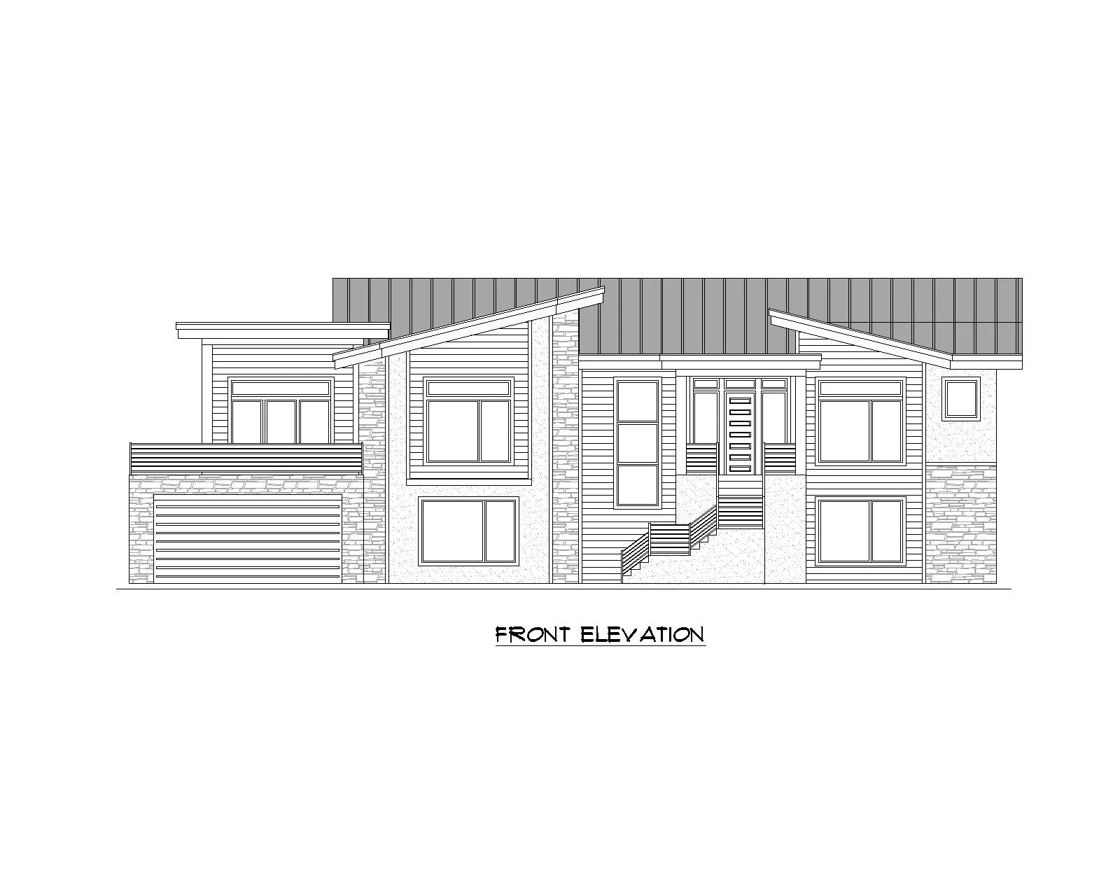 Panguitch floor plan front view