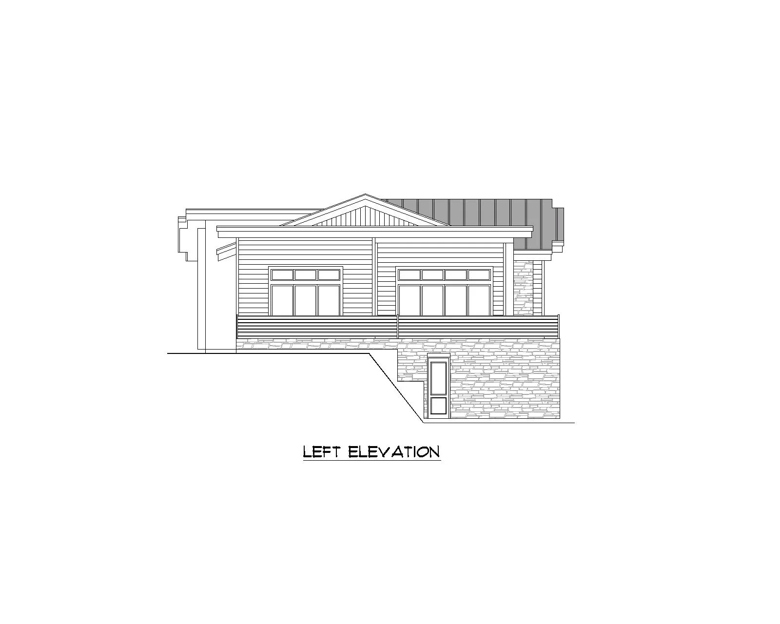 Panguitch floor plan left view