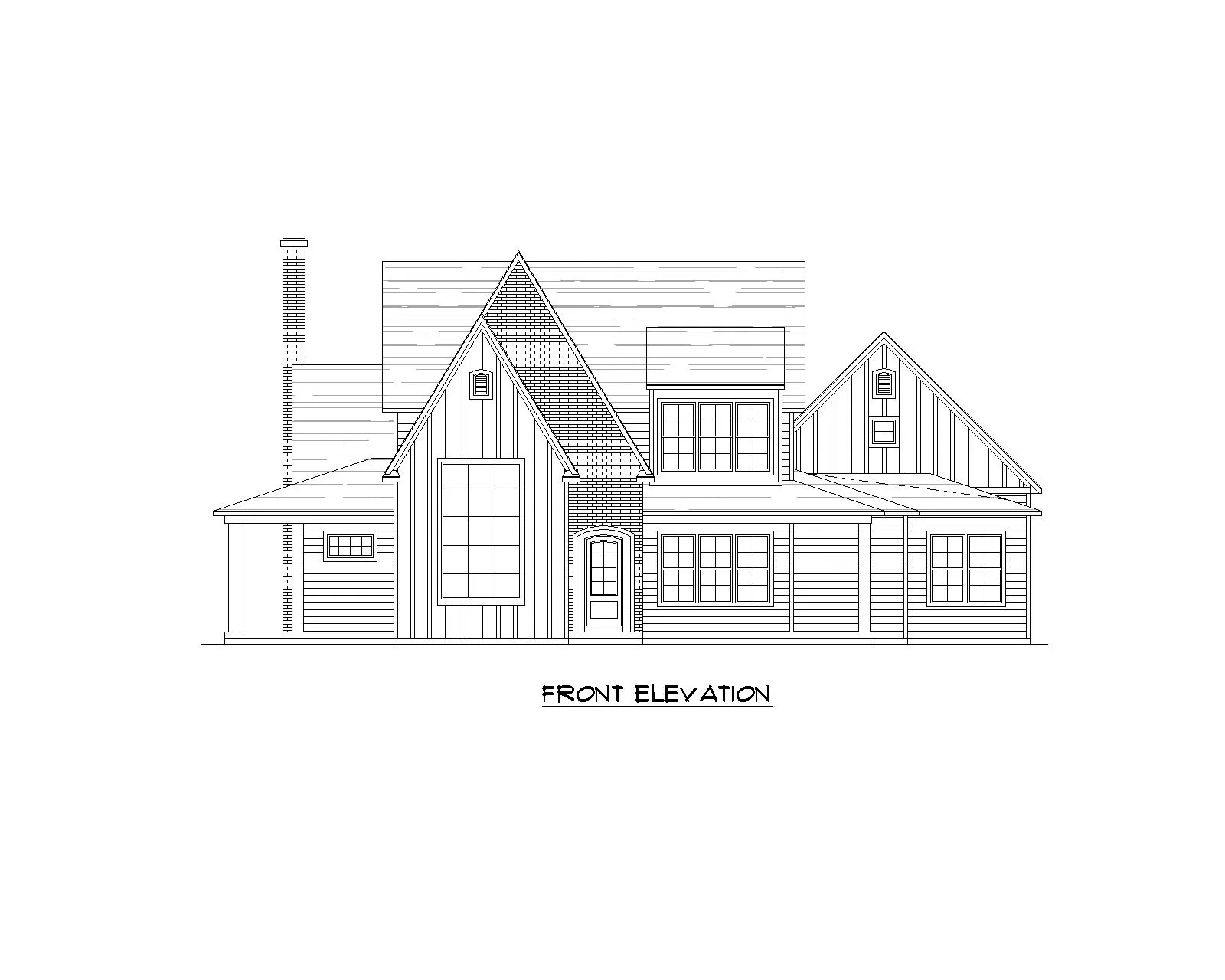 Paradise floor plan front view