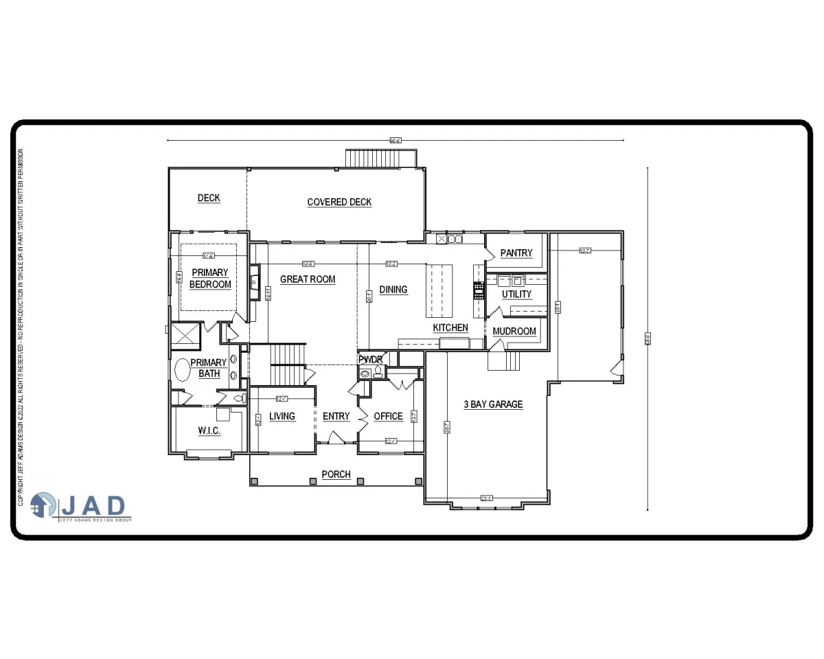 Salina floor plan main floor view