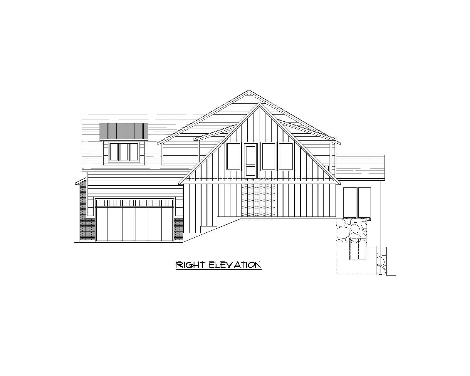 Uintah floor plan right view