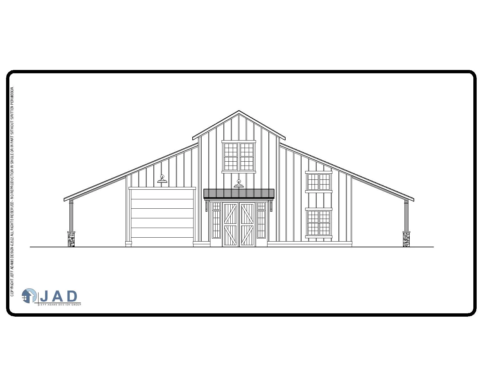 Van Horn floor plan front view