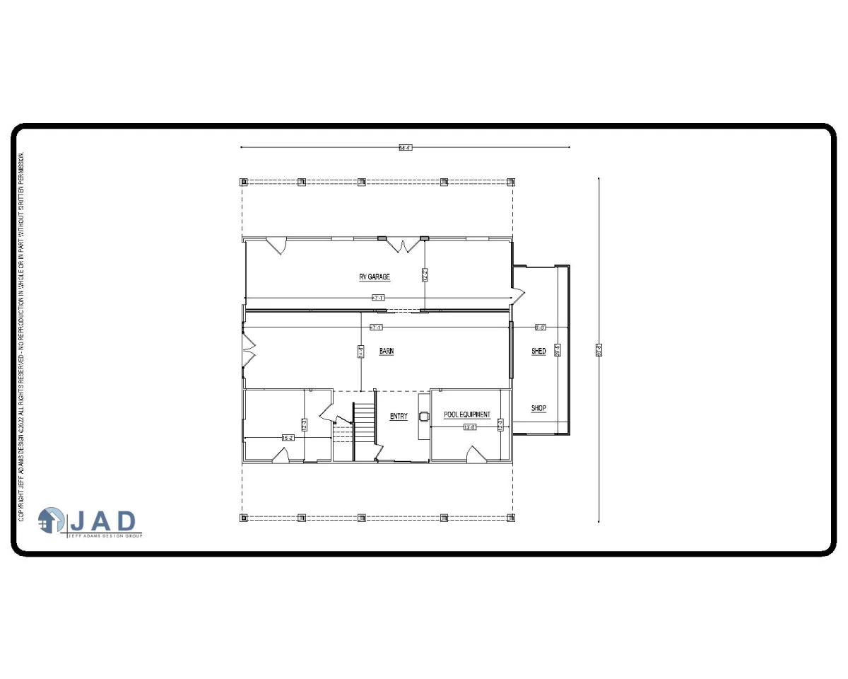 Van Horn floor plan main floor view