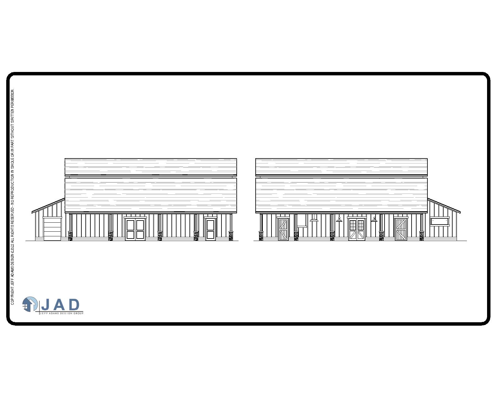 Van Horn floor plan left view