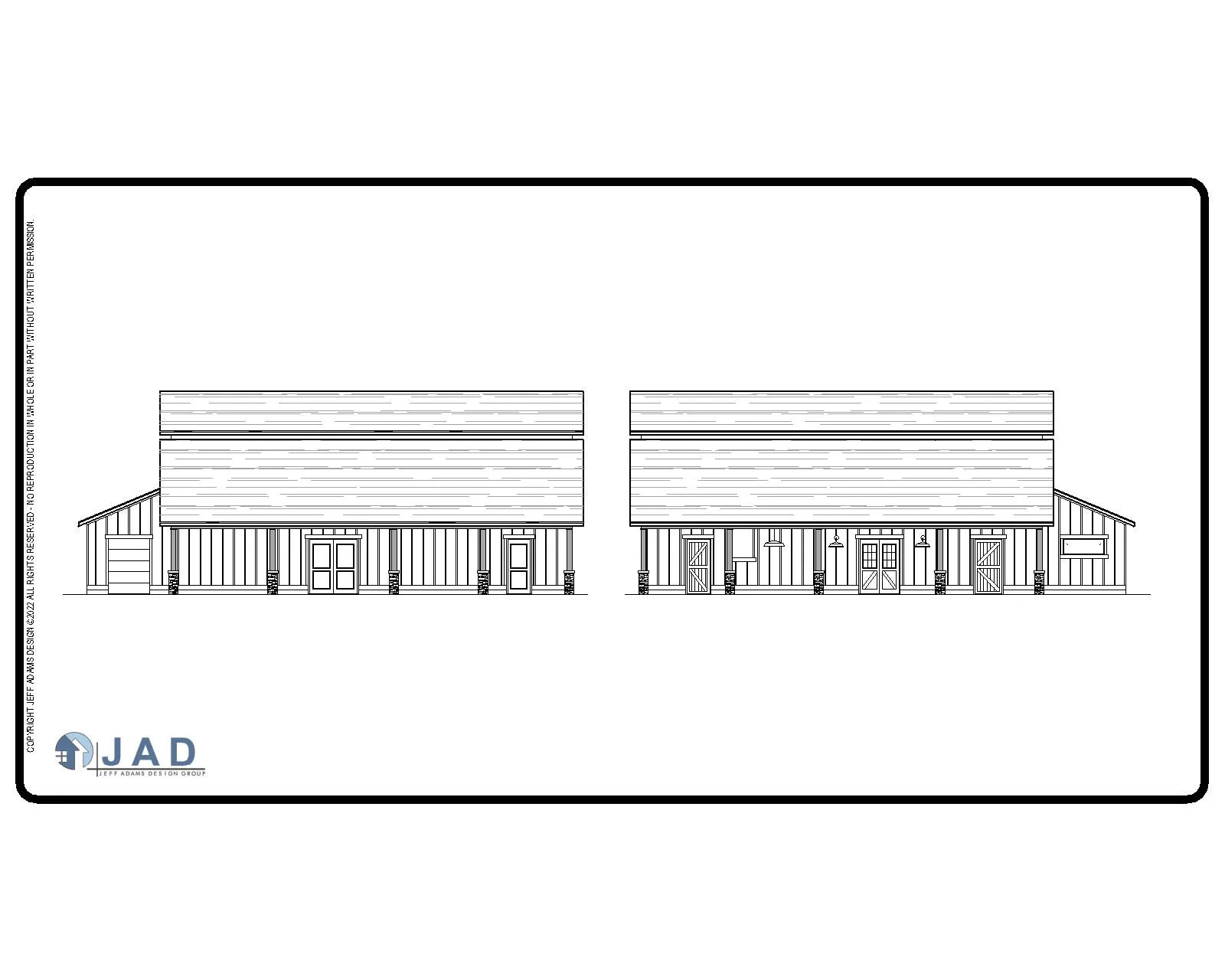 Van Horn floor plan left view