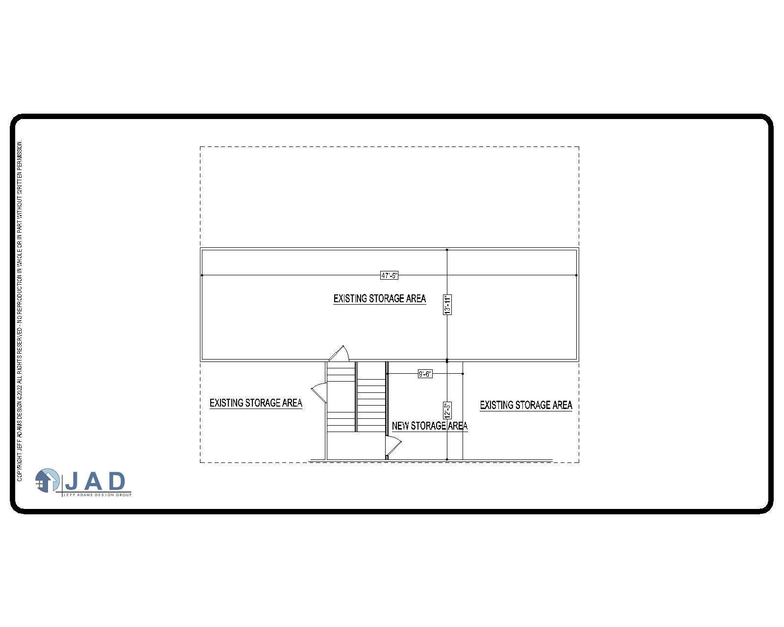 Van Horn floor plan upper floor view