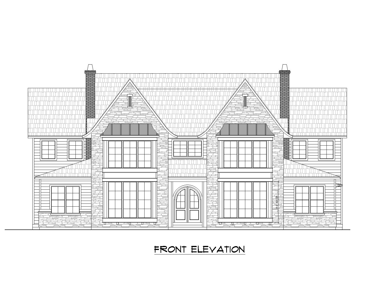 Vineyard floor plan front view