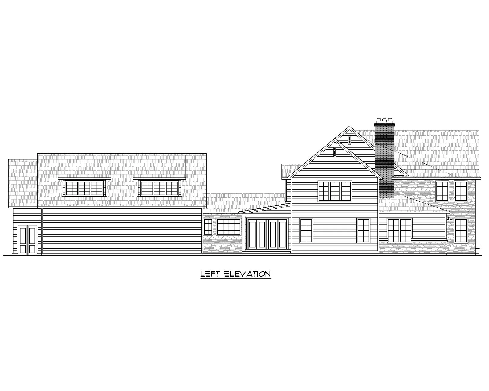 Vineyard floor plan left view