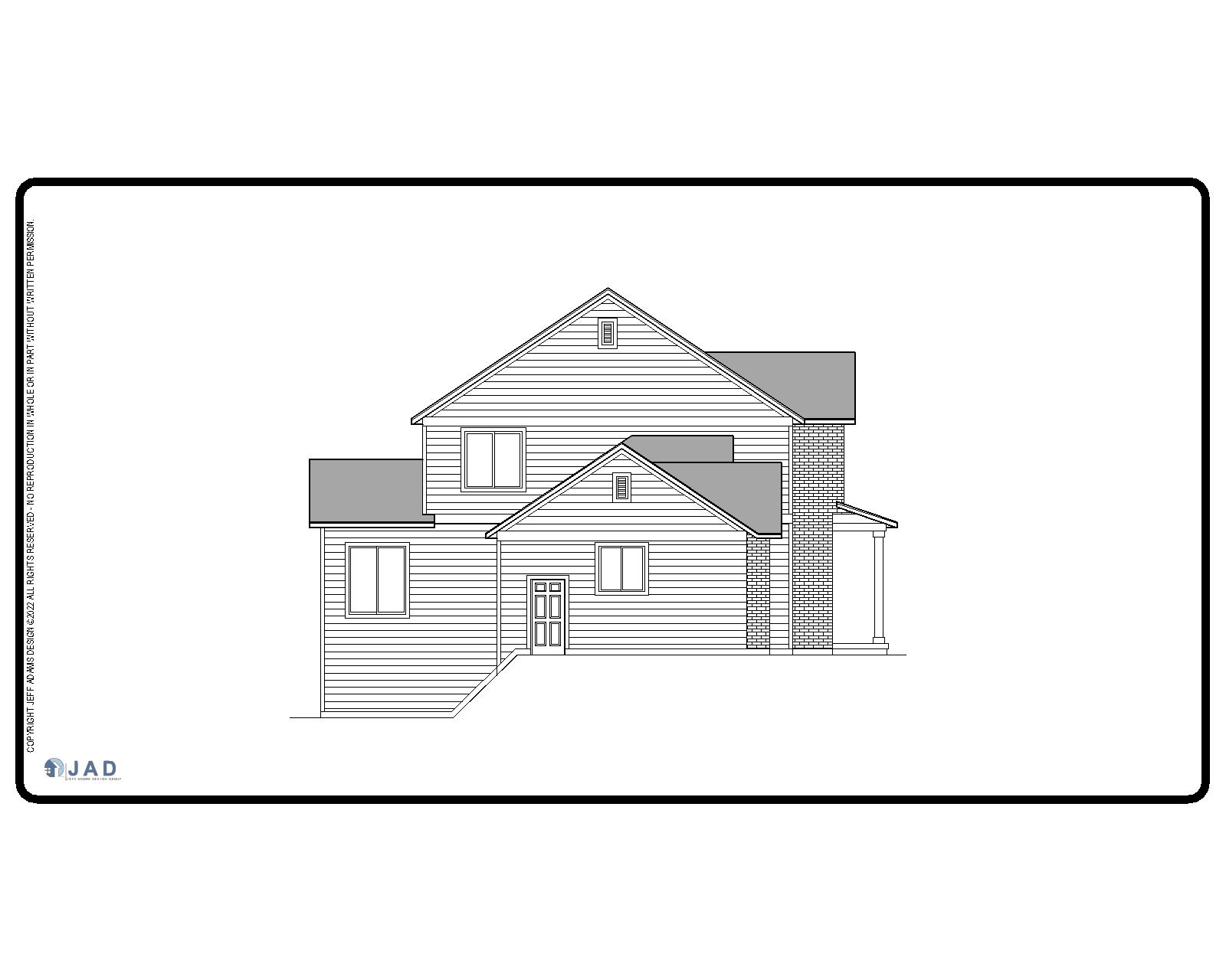 Kanab floor plan left view