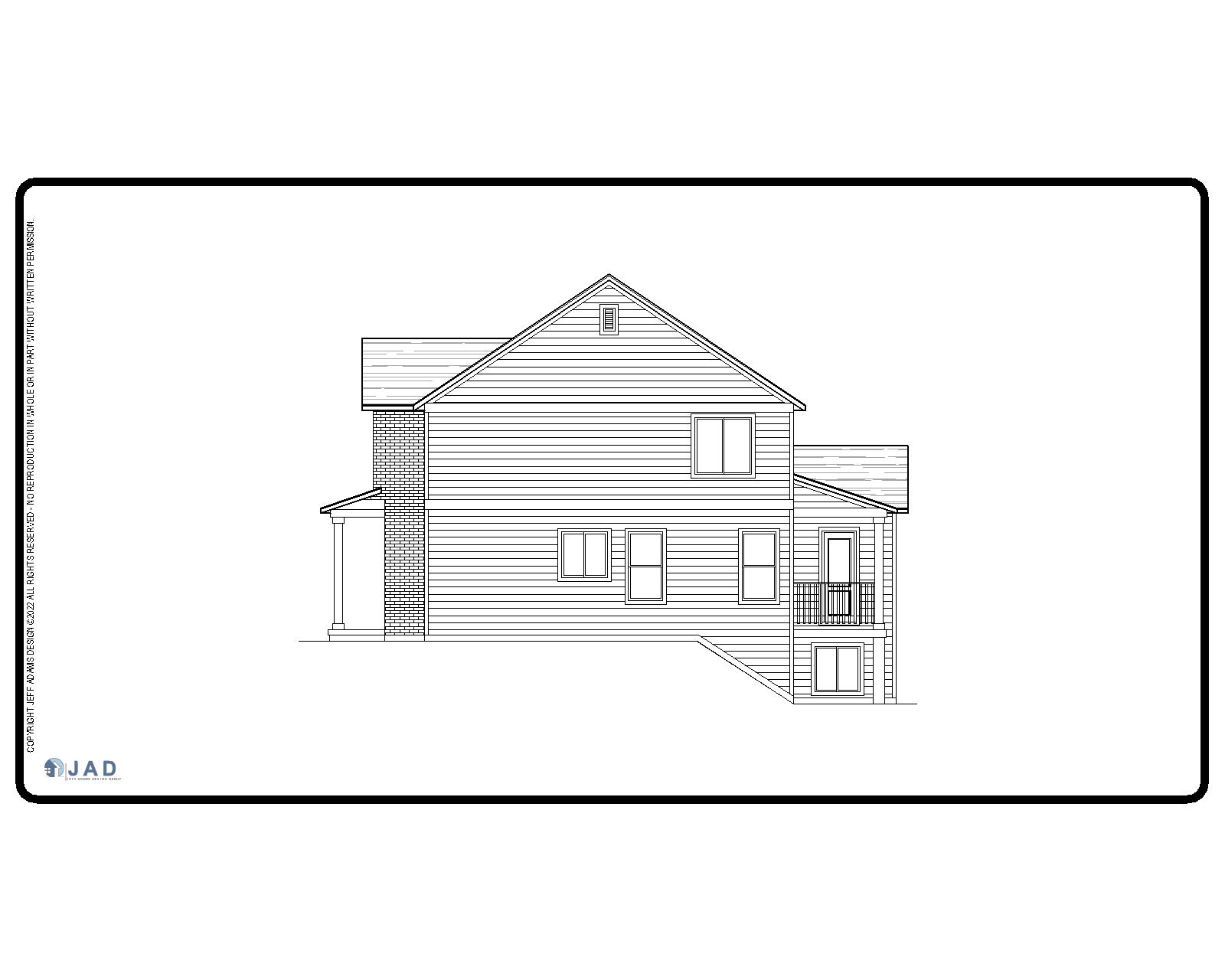 Kanab floor plan right view